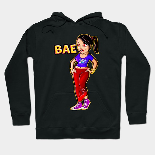 Jaaya - Bae Hoodie by UrbanAnnaMae